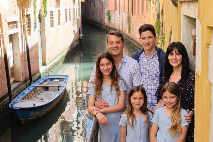 Fotos icônicas e aventura em Veneza