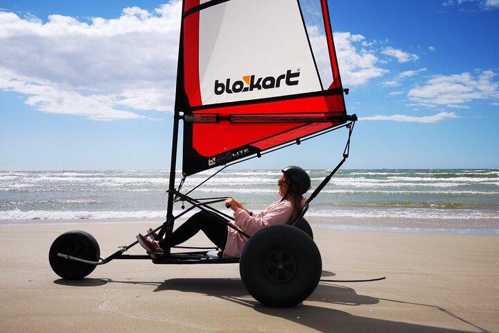 Wild Beach en solitaire Blokart Safari