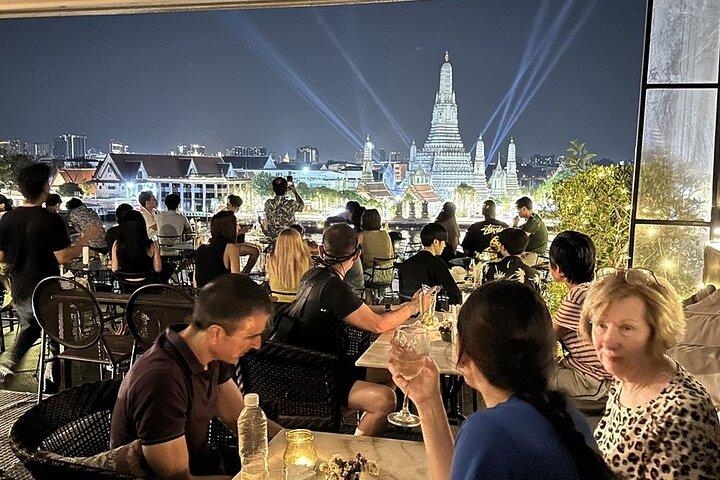 Tour gastronomico premium di Bangkok Tuk Tuk di notte
