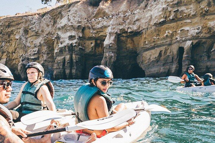 Kajakudlejning for to personer i La Jolla