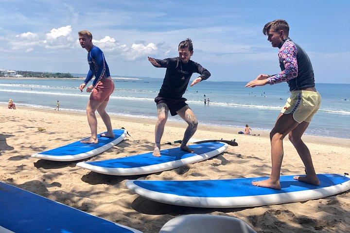 Surfing Activity with Beginner and Intermediate Lesson