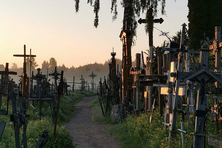 La Colina de las Cruces (LT) la forma más fácil desde Riga