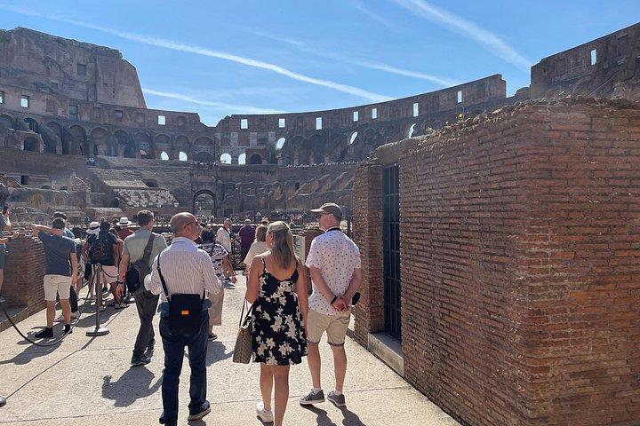 Étage du Colisée Arena et visite privée de la Rome antique