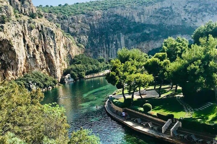 2 Hour Private Sidecar Tour to Athens Riviera & Lake Vouliagmeni