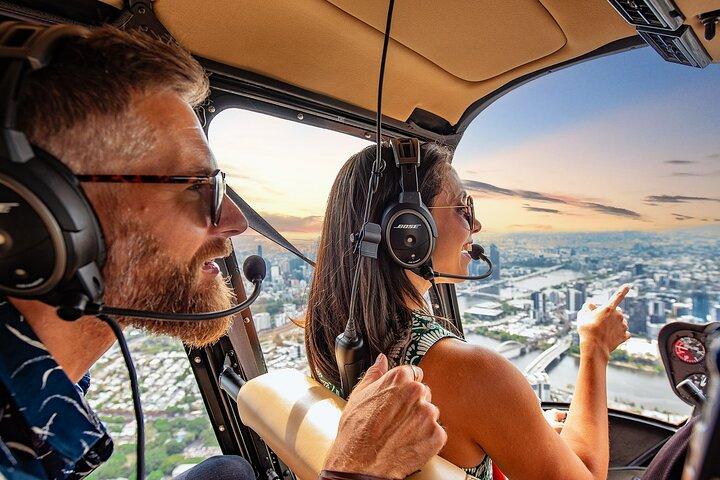 Brisbane City - Volo privato al tramonto in elicottero - 25min