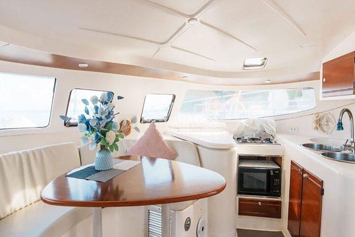 Coucher de soleil privé Croisière en catamaran Yacht