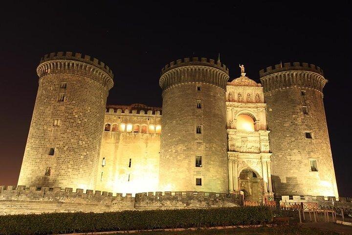 Tour de Naples de nuit avec dîner pizza