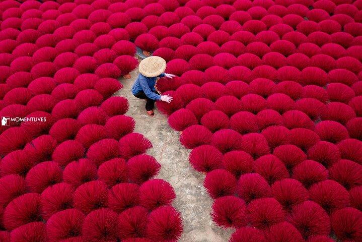 Colori del villaggio di incenso Hanoi Photo Tour