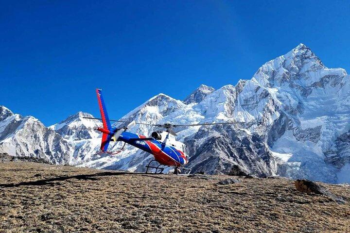 Tour en helicóptero al campamento base del Everest con aterrizaje desde Katmandú