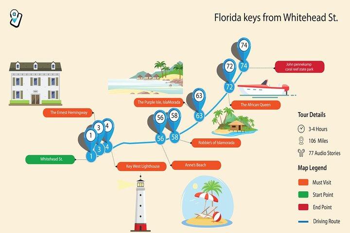 Excursión autoguiada a Cayo Hueso de Florida (puente de 7 millas)