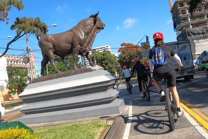 4-timers cykeltur i Guatemala City