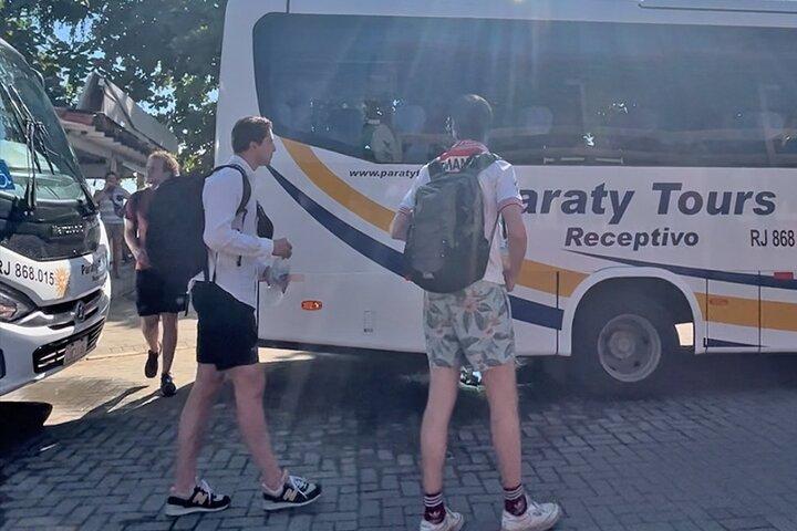 Van Paraty: gedeelde transfer naar hotels in Rio de Janeiro
