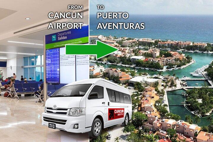 Transferência privada do aeroporto de Cancun para Puerto Aventuras