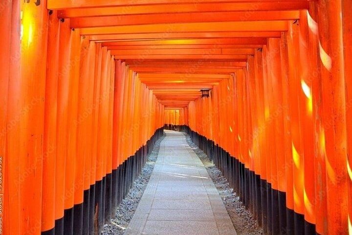 英語を話すドライバーによる京都、大阪、奈良の 1 日ツアー