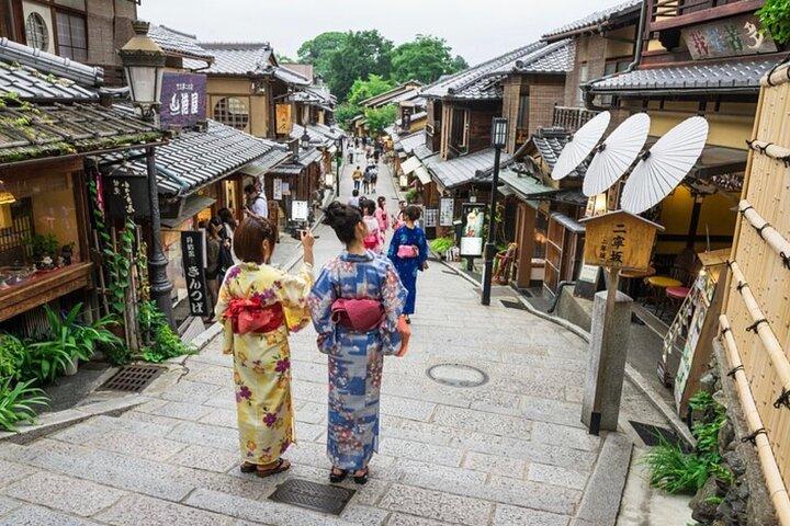 英語を話すドライバーによる京都、大阪、奈良の 1 日ツアー