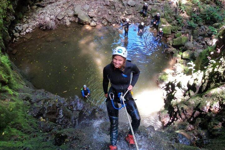 Canyoning-ervaring in Ribeira dos Caldeiroes
