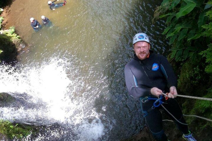 Canyoning-ervaring in Ribeira dos Caldeiroes