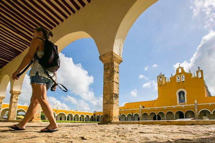 3x1 Tour Chichen Itza Magic Town & Cenote & Izamal from Merida