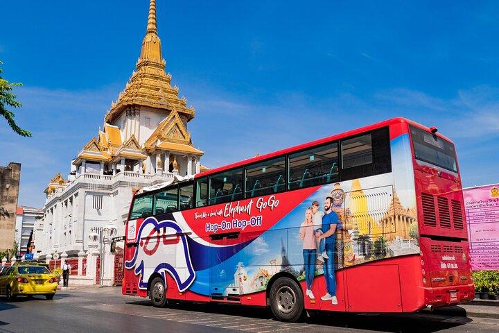 Recorrido a pie por Bangkok y autobús turístico