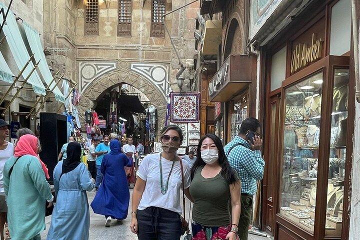 Tour de compras privado guiado de medio día en El Cairo