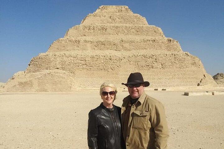 Privata heldagspyramider i Giza, Sphinx, Memphis city och Saqqara stegpyramid