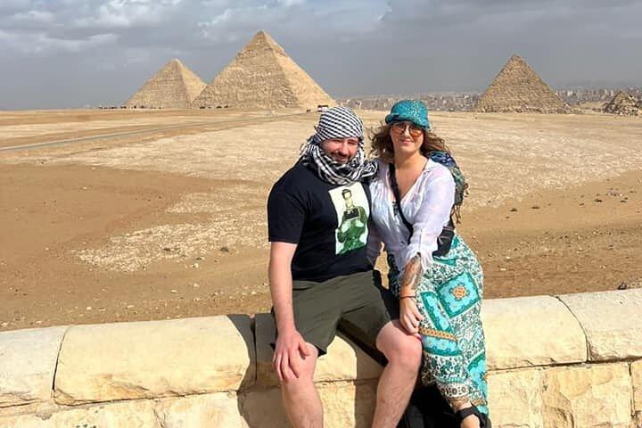 8Hour Private Tour Giza Pyramids ,Cairo Museum ,local Bazaar ,Camel Ride & Lunch