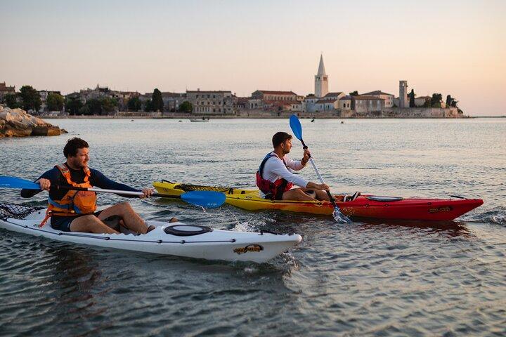 Poreč sunset sea kayaking tour