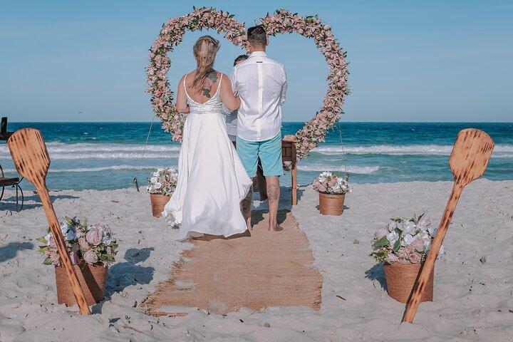 結婚式の目的地ブラジル プラヤでの結婚 象徴的な結婚式 誓いを更新する