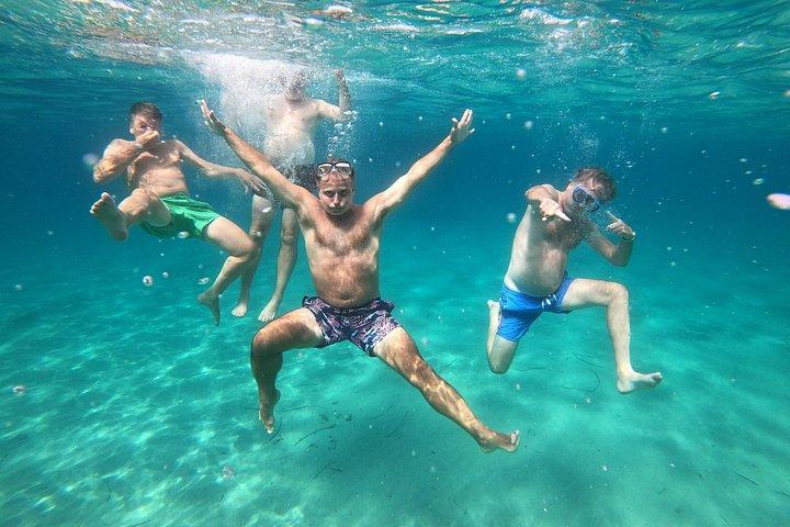 カタマランでアテネの海岸線を帆走、食事＆ワイン付き