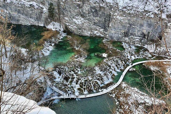 Privat Plitvice Lakes Tour med transfer från Zagreb till Split