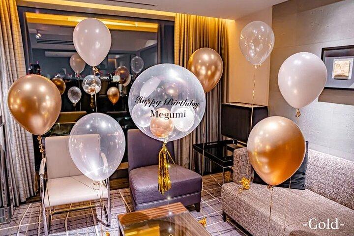 バルーン装飾で誕生日お祝いサプライズ！