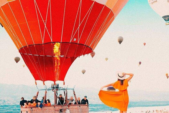 Tour indipendente di Pamukkale da Fethiye con giro in mongolfiera