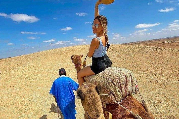 Marrakech: Quad Bike and Camel Ride and Dinner & Sunset, Fireshow