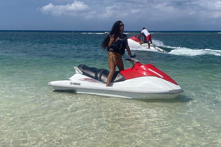 Jetski Water Activity And Beach From Montego Bay