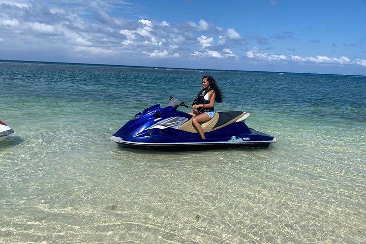 Jetski Water Activity And Beach From Montego Bay