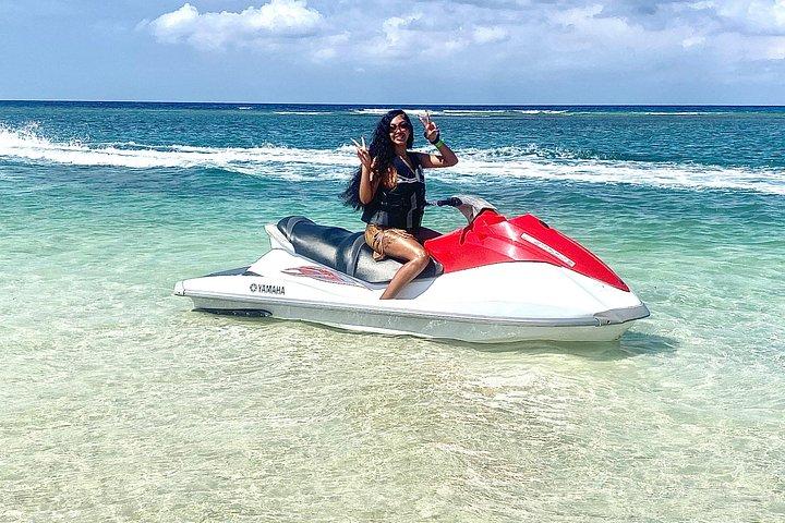 Jetski Water Activity And Beach From Montego Bay