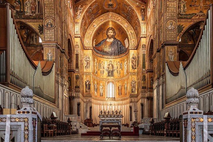 Excursão privada de um dia a Monreale e à casa de Deus Pai em Corleone