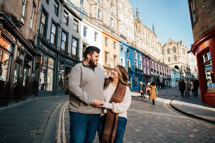Sessão de fotos privada em Edimburgo com um fotógrafo profissional