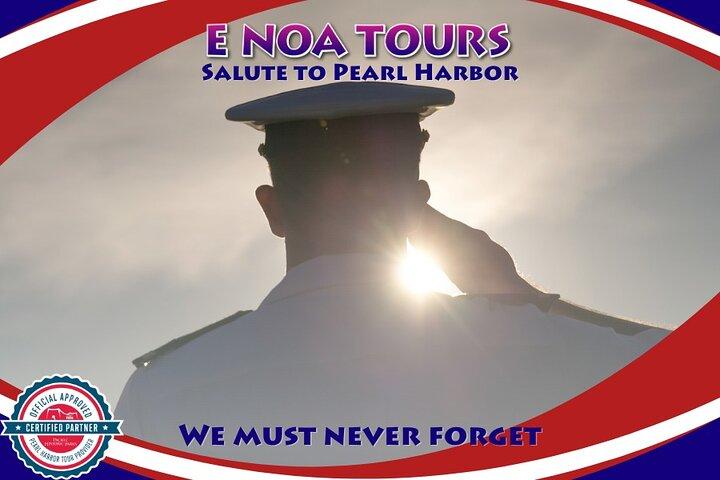 Gruß an Pearl Harbor einschließlich USS Arizona