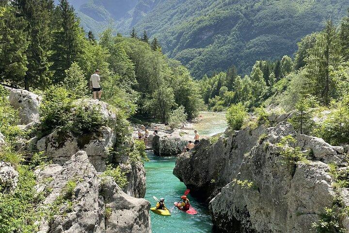 Experiência do rio de Soča - parque nacional de Triglav