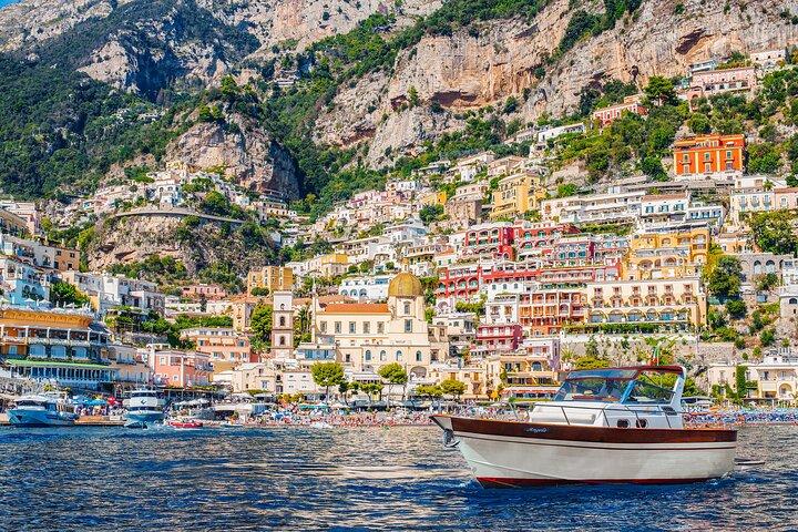 Amalfi & Positano Bådoplevelse med fritid & Transfer