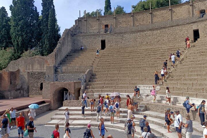 Privat kystudflugt fra Salerno Havn til Amalfikysten Pompeji