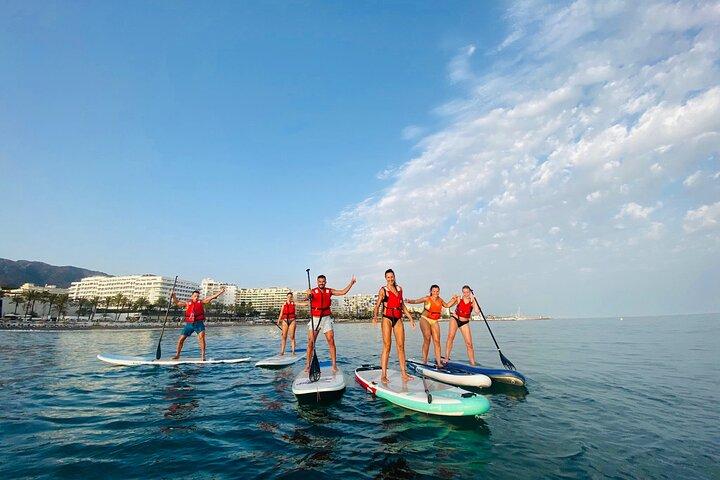Paddle Boarding Tour an der wunderschönen Küste Marbellas