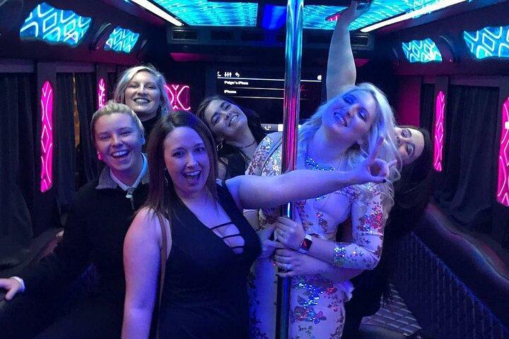 Tour in autobus per feste private della Las Vegas Strip Champagne Toast