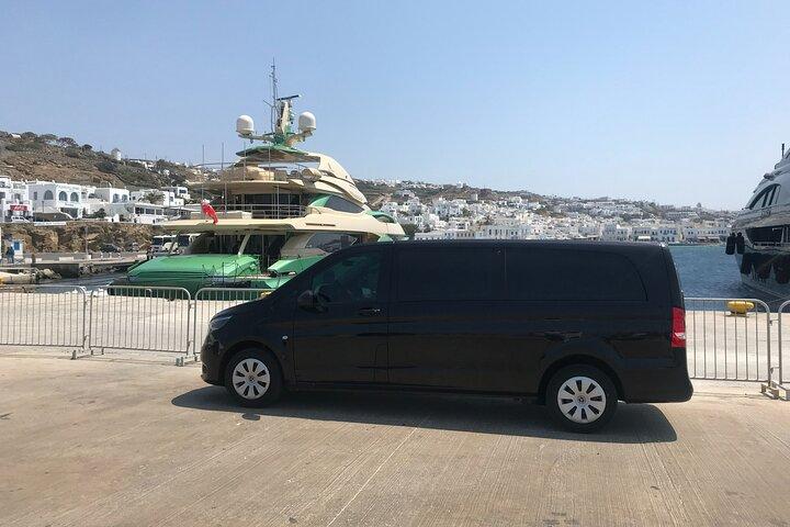 Trasferimento privato di lusso a Mykonos