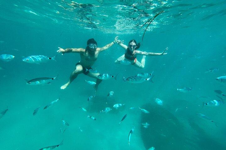 Tour barca Sella del Diavolo: 4 tappe bagno, Snorkeling, Prosecco
