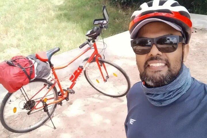 Passeio de bicicleta pela cidade cultural de Colombo