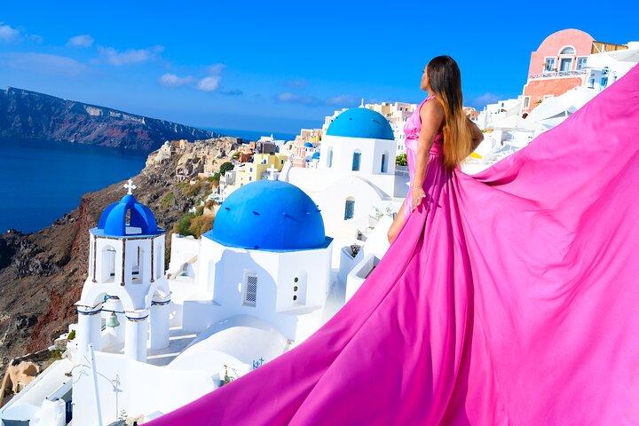 Sesión de fotos de vestido de vuelo de 1 hora, spots de Instagram