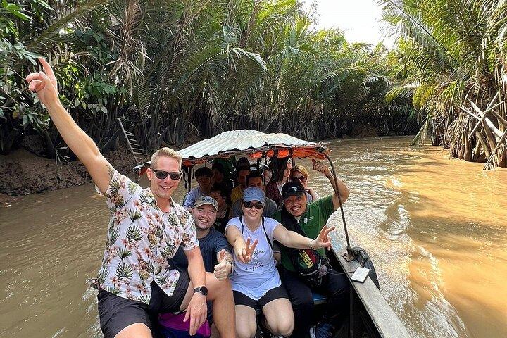 Tour di un'intera giornata nel delta del Mekong con ritiro nel distretto centrale 1