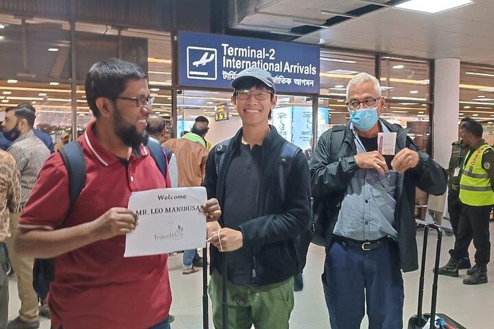 Privater Transfer: Flughafen (DAC) zum Dhaka City Hotel oder nach Hause